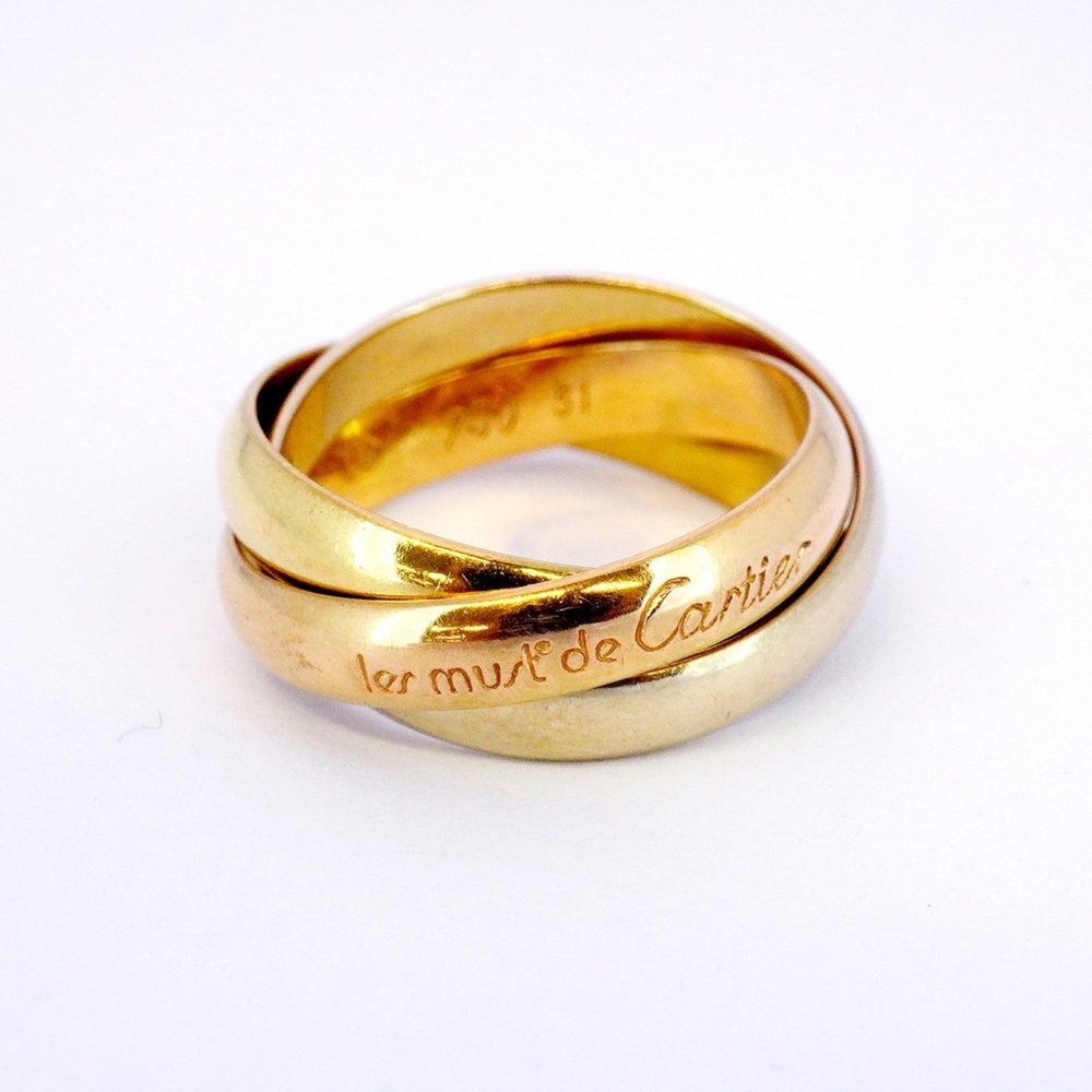 CARTIER 18k Gold Trinity Ring #51 - Picture 3 of 7